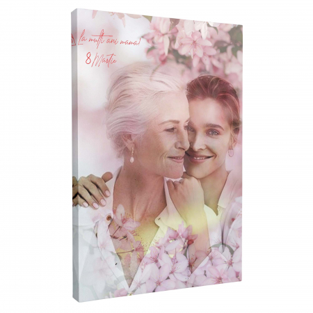 Tablouri personalizate Dubla expunere - Cadou pentru mama 8 martie Tablou Canvas Personalizat, Intaglio, print pe panza, idubla expunere,