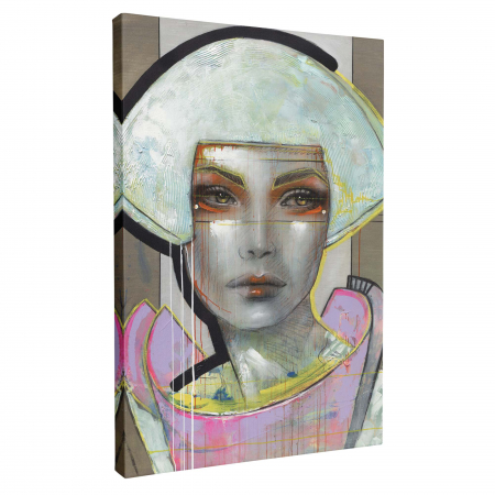 Tablou canvas, portret, modern in stil pictura, multicolor, pentru birou, 50 x 70 cm [1]