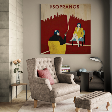 Tablouri cu Celebritati - Tablou Canvas The Soprano