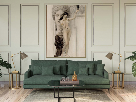 Gustav Klimt - Reproducere tablou Gustav Klimt pe hartie foto Fine Art.