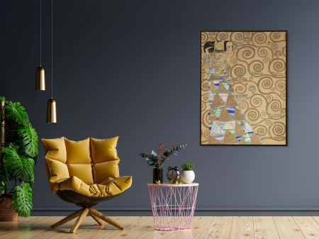 Gustav Klimt - Print Fine Art, Expectation Dancer de Gustav Klimt, pentru birou