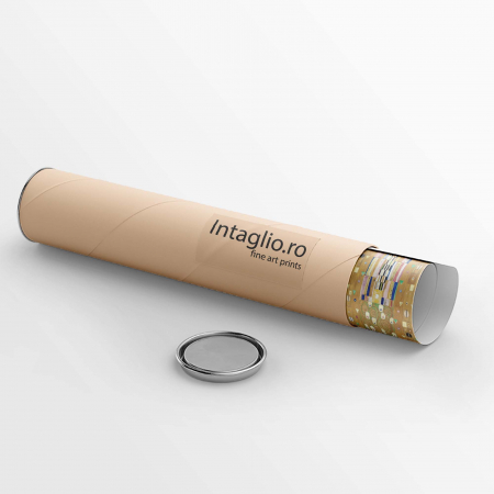 Print Fine Art, Tablou color Klimt Part 9 în stil modern pentru living. [1]