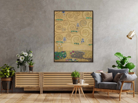 Gustav Klimt - Print Fine Art, Copacul Vieții de Gustav Klimt, pentru living modern.