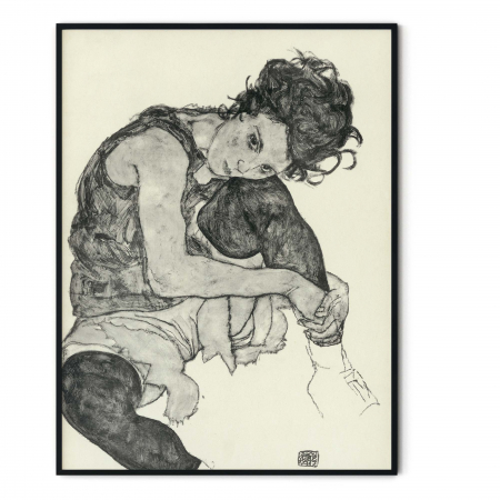 Tablou modern „Zeichnungen I.”, Egon Schiele, print Fine Art. [2]