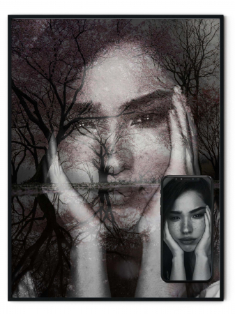 Tablouri personalizate Dubla expunere - Tablou personalizat Dublă expunere