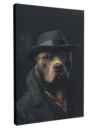 TABLOURI PERSONALIZATE - Câinele tău mafiot, portret digital