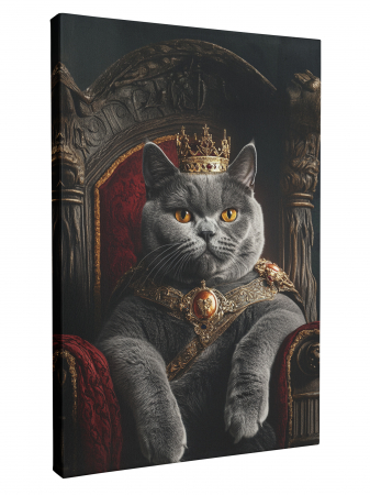 TABLOURI PERSONALIZATE - Portret Modern cu Pisica Ta