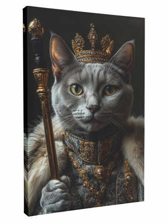 Tablouri personalizate cu Animale - Portret cu pisoiul tău