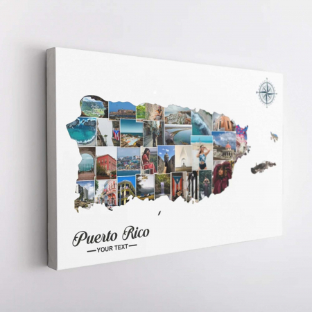 Cadou pentru Valentine's day, Tablou personalizat, Intaglio, colaj cu poze, Amintiri din vacanta America [3]