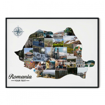 Cadou pentru tata, Tablou personalizat, Intaglio, colaj cu poze, Amintiri din vacanta la mare [4]
