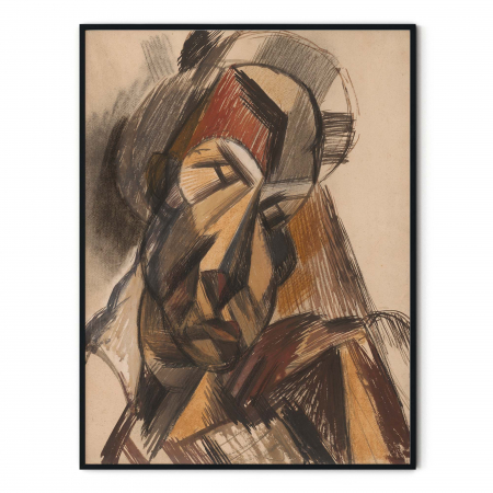 Reproducere pe canvas "Head of a Woman" de Picasso, print modern Fine Art [2]
