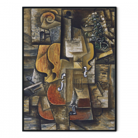 Tablou abstract Picasso Guitar printat pe hartie Fine Art [2]