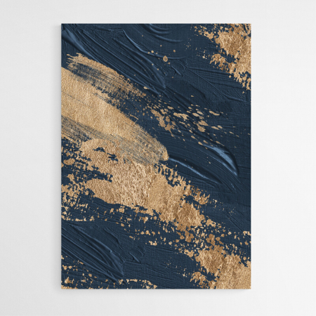 Set 3 tablouri, Intaglio, Abstracte, color, print pe hartie foto Fine Art, pictura abstracta cu auriu, postere moderne pentru living [4]