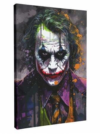 tablouri canvas mari cu portrete stilizate Joker [2]