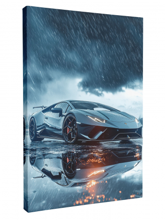 tablouri canvas spectaculoase care ilustrează un Lamborghini [1]