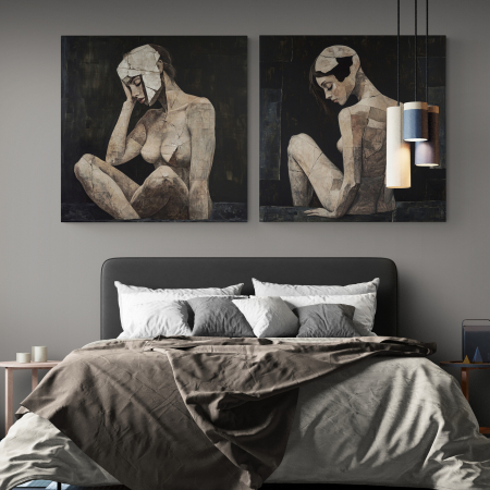 Tablouri Nud - Tablouri Artă Modernă Nud Femeie