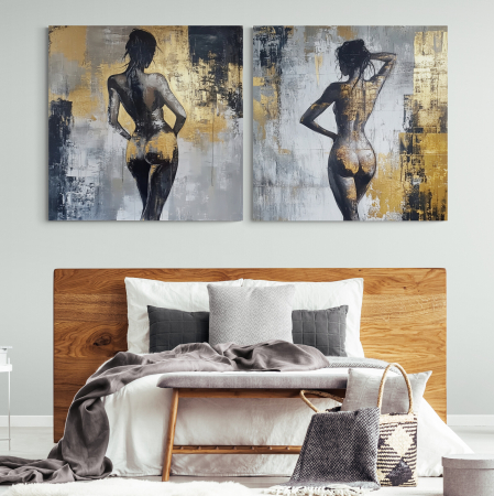 Tablouri Nud - Tablouri Artă Modernă Nud Femeie