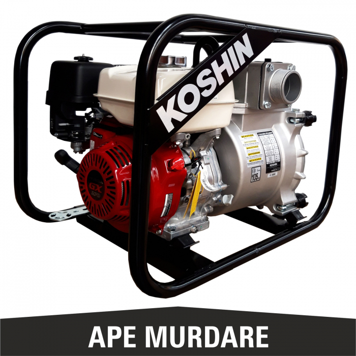 Motopompă pentru ape murdare KOSHIN KTH-80S, 3 țoli [2]