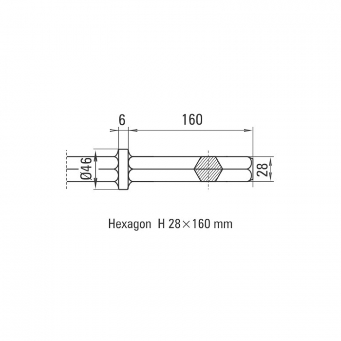 Șpiț Solida prindere H 28 x 160 mm [2]