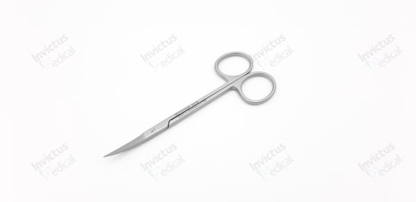 4019 - Foarfece chirurgicala angulata pentru tesut si mucoasa IRIS, 18 mm - 11,5 cm [1]