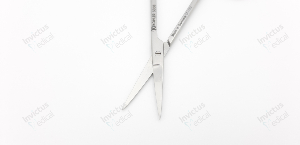 6858 - Foarfece chirurgicala dreapta pentru tesut si mucoasa, inele maner 22 mm - IRIS 11,5 cm [3]