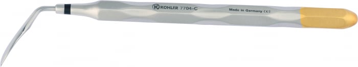 7704C - Decolator de papila angulat - Depărtător lambouri - 10 mm - KOHLER Medizintechnik [1]