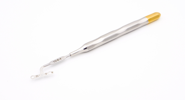 7955 - Instrument pentru masurare distante la implanturi angulat Dr. Hansavogel / Dr. Keiler - gradat 4-8-10 mm [1]