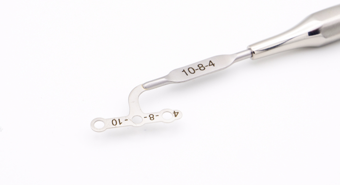 7955 - Instrument pentru masurare distante la implanturi angulat Dr. Hansavogel / Dr. Keiler - gradat 4-8-10 mm [2]