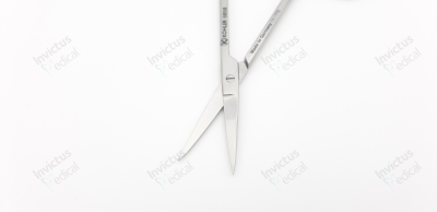 6858 - Foarfece chirurgicala dreapta pentru tesut si mucoasa, inele maner 22 mm - IRIS 11,5 cm [2]