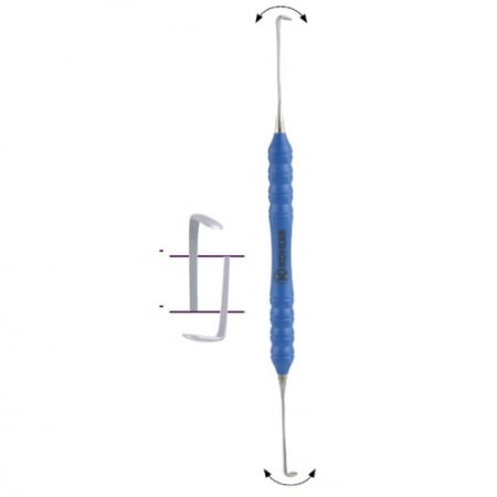 9570 - Instrument pentru ridicarea membranei sinusale cu capete flexibile [0]