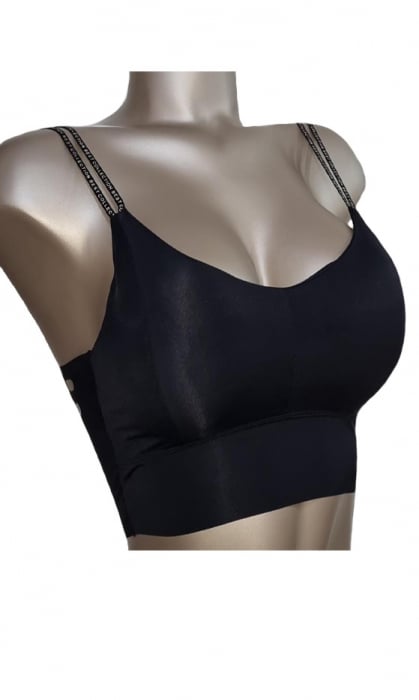 Bustiera sport negru one size(S.M.L) [2]