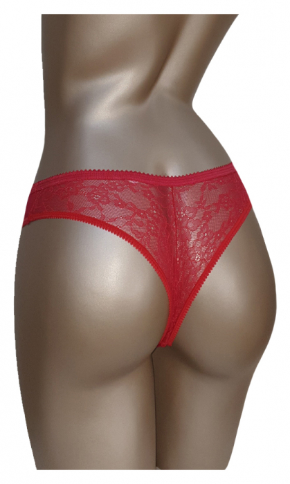 Chilot boxer brazilian  rosu dantela [2]