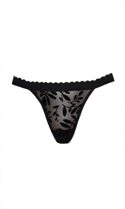 Chilot tanga negru [3]