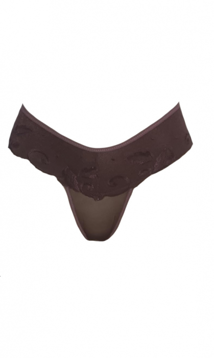 Chilot tanga bordo inchis [3]