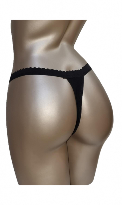 Chilot tanga negru [2]