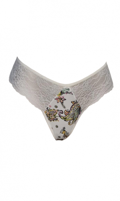 Chilot brazilian dantela crem, bumbac multicolor [3]