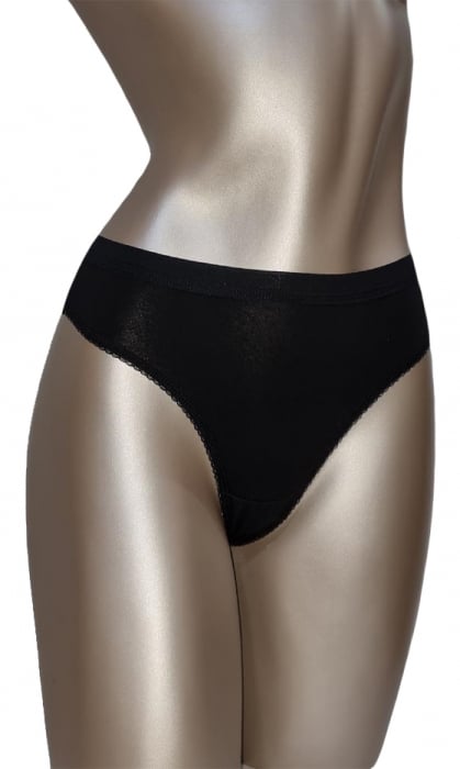 Chilot brazilian negru/dantela [2]