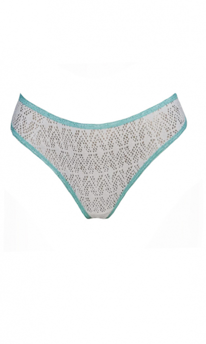 Chilot tanga alb-verde [3]