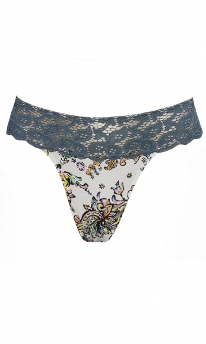 Chilot tanga  alb-verde blue [3]