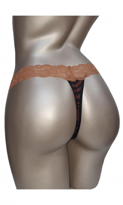Chilot tanga animal print/maro [2]