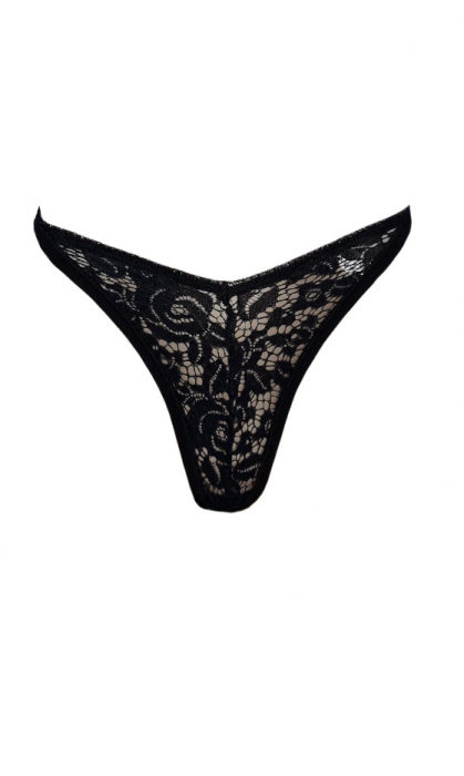 Chilot tanga negru [2]