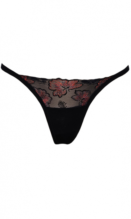 Chilot tanga confectionat din dantela [2]