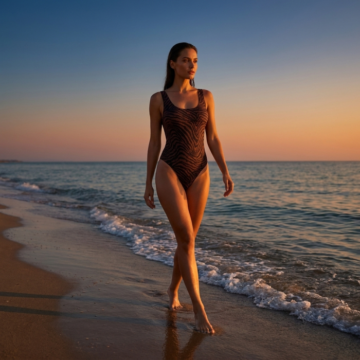 Costum de baie animal print [3]