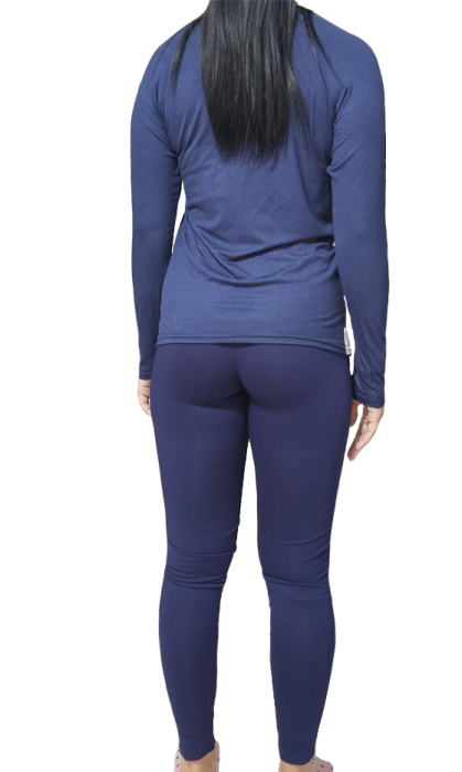 Pijama bumbac bleumarin [2]