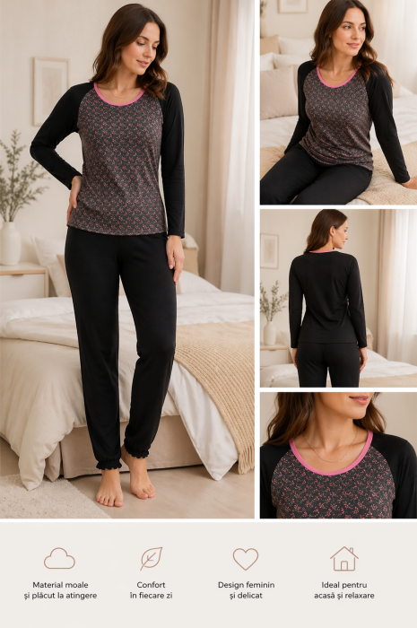 Pijama dama floricele [3]