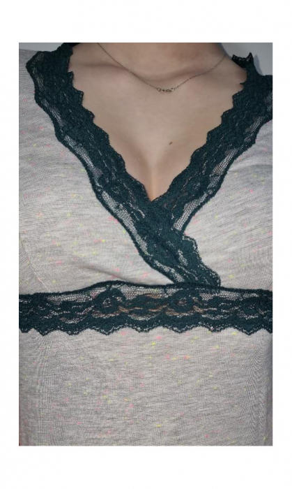 Pijama rochita gri [3]