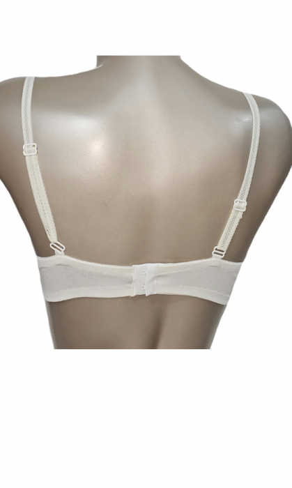 Sutien dantela cu arc de sustinere crem [2]