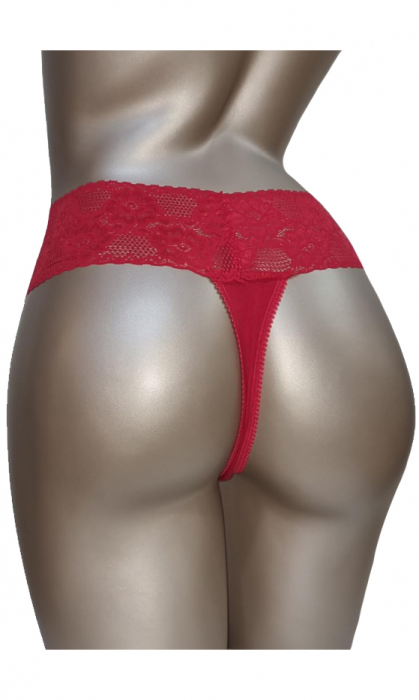 Tanga rosu talie inalta [2]