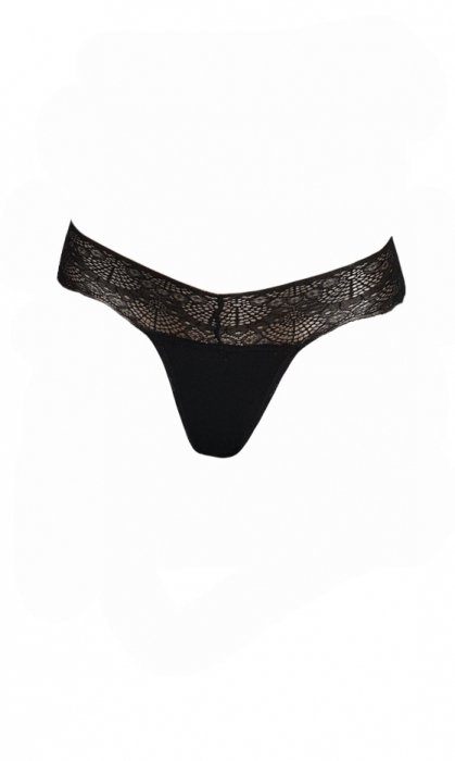 Chilot tanga negru [3]