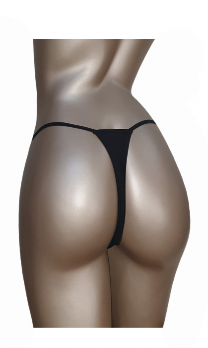 Chilot tanga negru pietricele [2]